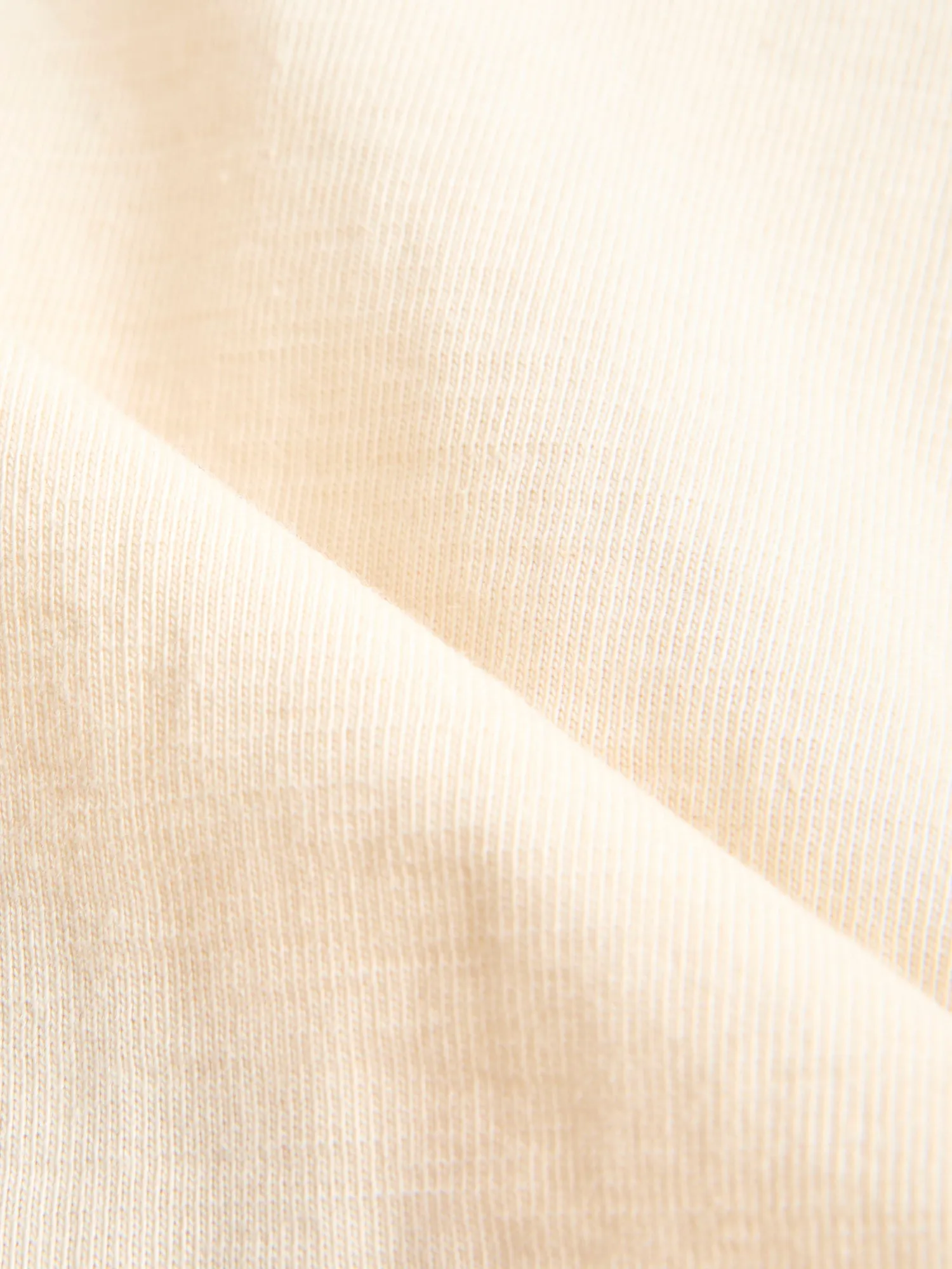 206 "Good Originals" 7.2oz Loopwheel Henley in Natural