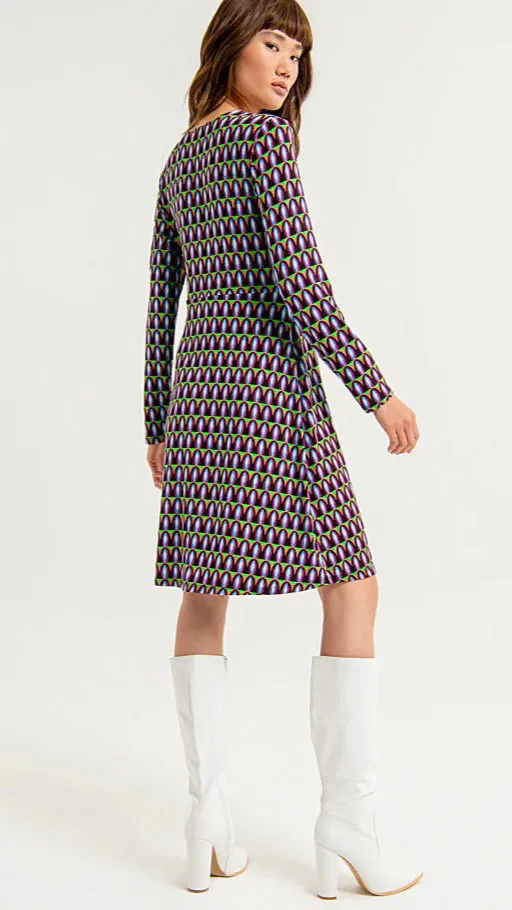 4-A1369 Palina Crossover Dress