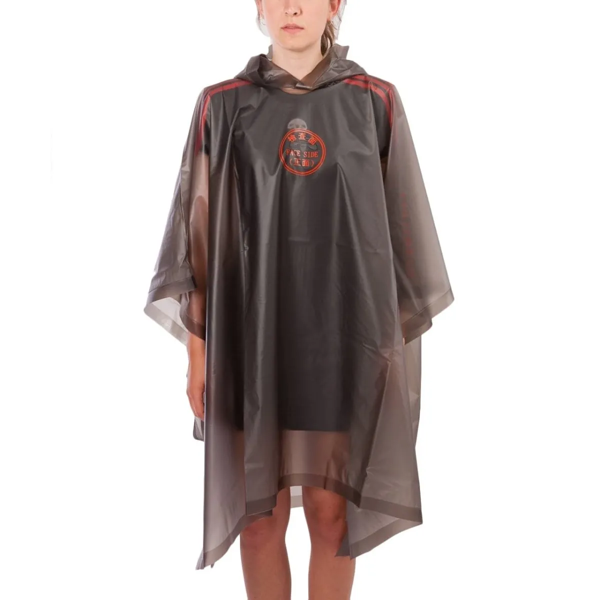 adidas by Alexander Wang AW Poncho (Dunkelgrau / Orange)