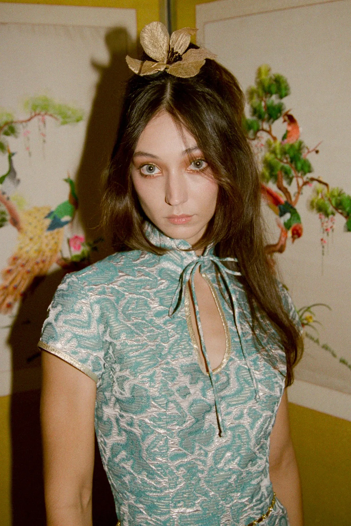 Anna Mae Jacquard Mini Dress - Made to Order
