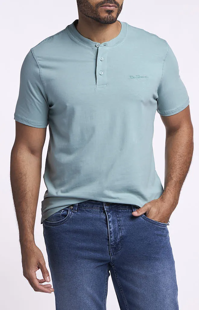 Ben Sherman Short-Sleeve Henley Tee