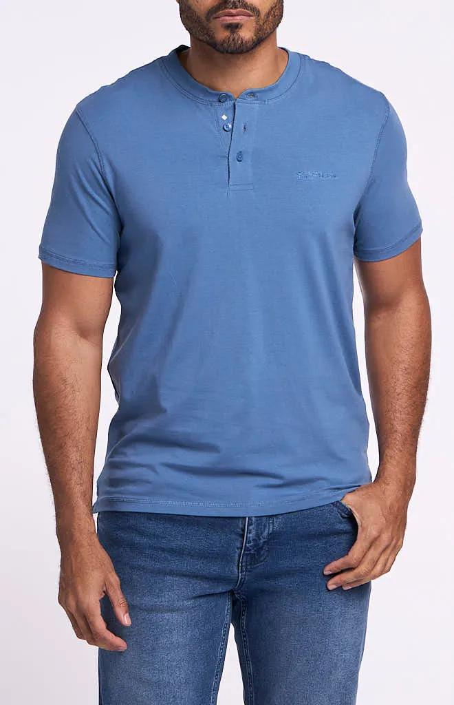 Ben Sherman Short-Sleeve Henley Tee