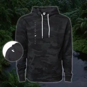 Black Camo Pullover Hoodie Sweatshirt
