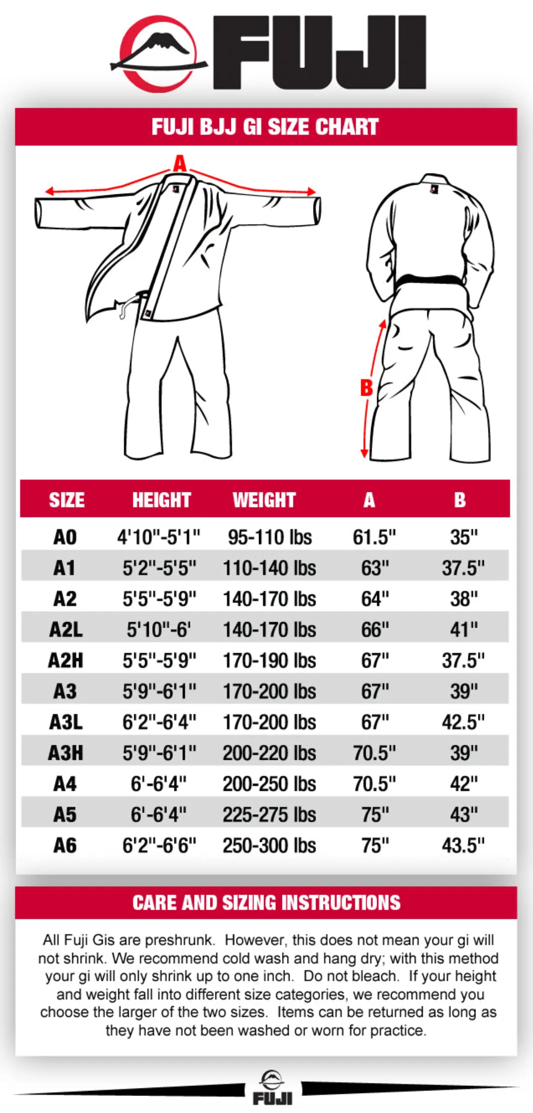 Blackout All Around BJJ Gi with Belt by Fuji