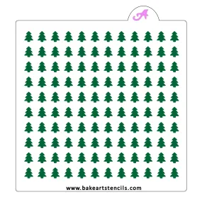 Christmas Tree Sprinkles Stencil