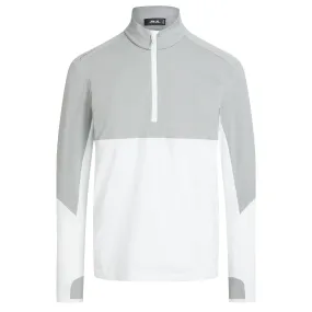 Classic Fit Stretch Jersey Pullover Ceramic White/Andover Heather - AW24
