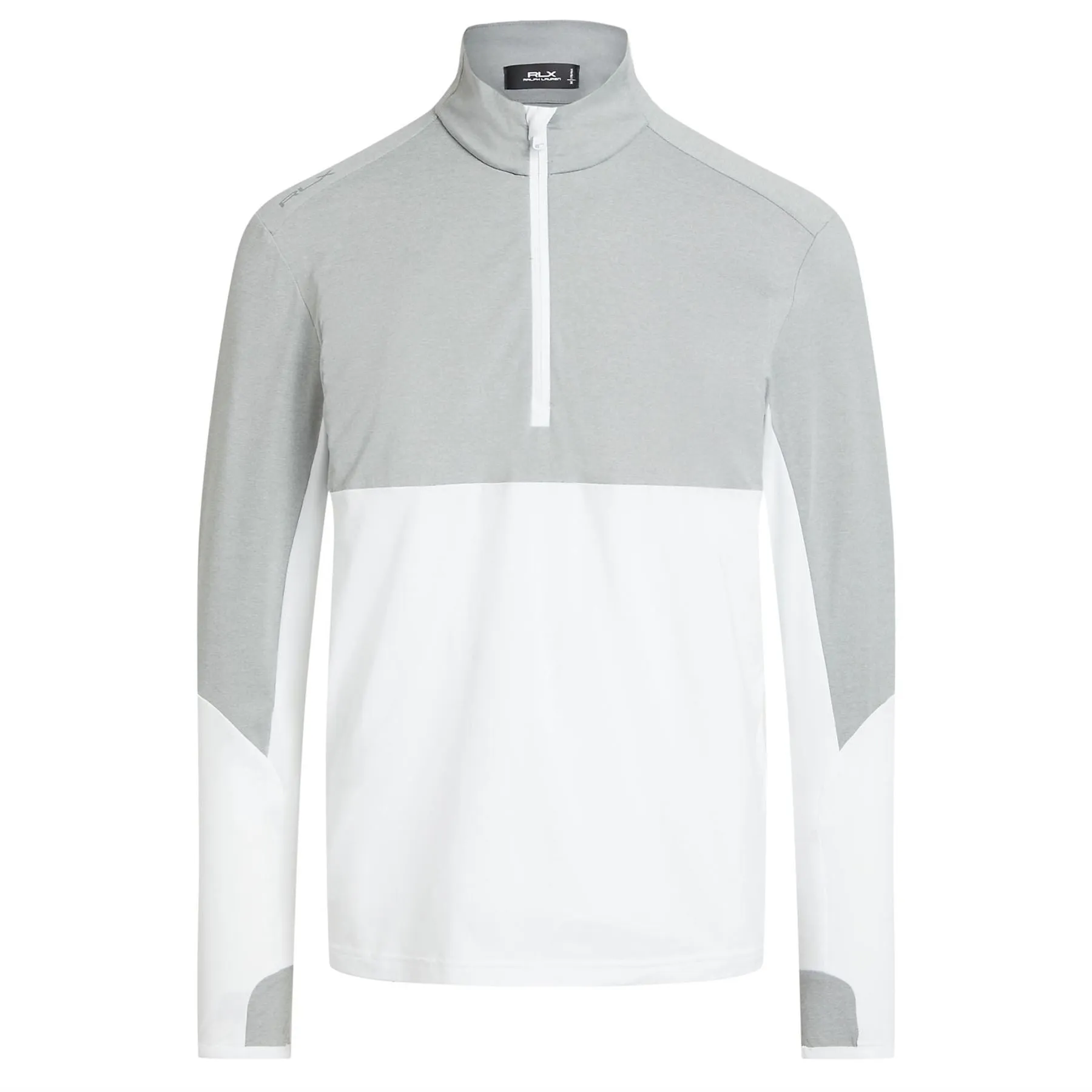 Classic Fit Stretch Jersey Pullover Ceramic White/Andover Heather - AW24