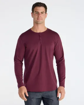 Cotton Long Sleeve Henley