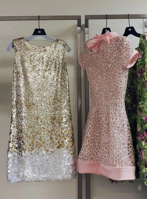 Gorgeous Resort 2013 Oscar de la Renta Runway Look 13 Gold Silver & Ivory Sequin Dress