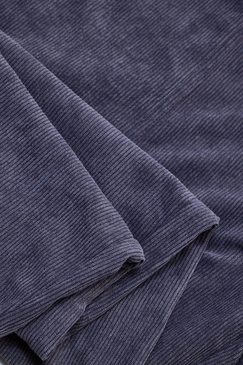 Grey Baggy Fit Cargo Pants