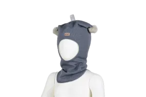 Hood whith two bobbles
