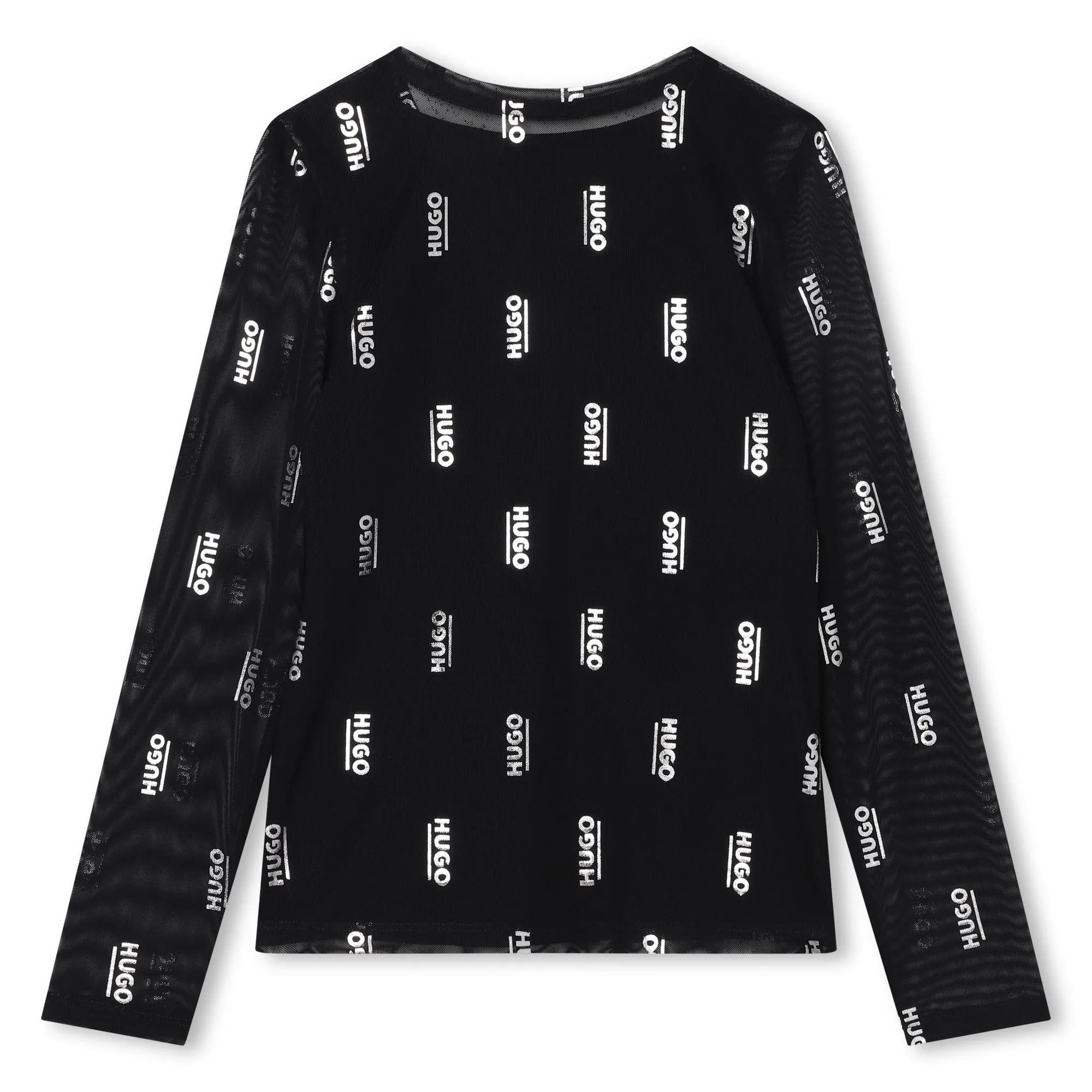 Hugo Kids 2 in 1 Long Sleeve T-Shirt - Black