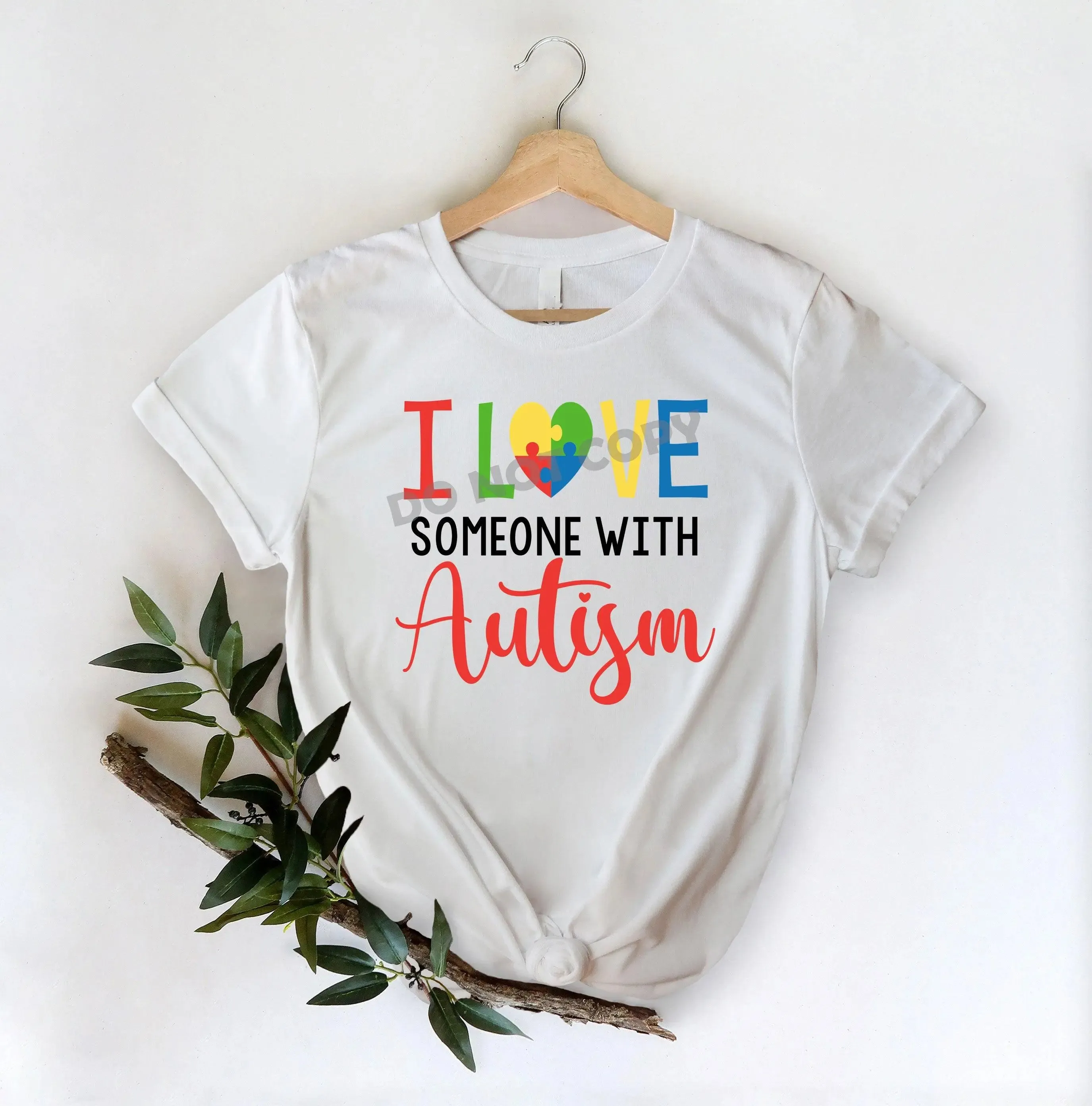 I Love Someone With Autism  - DTF Transfer