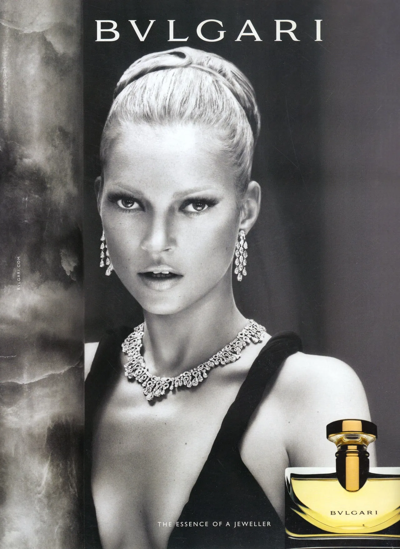 Incredible 2006-2007 Roberto Cavalli Black Silk Extreme Plunge Dress w Trained Silk Chiffon Skirts