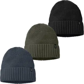Jack Wolfskin Mens Woods Knitted Microfleece Lining Beanie