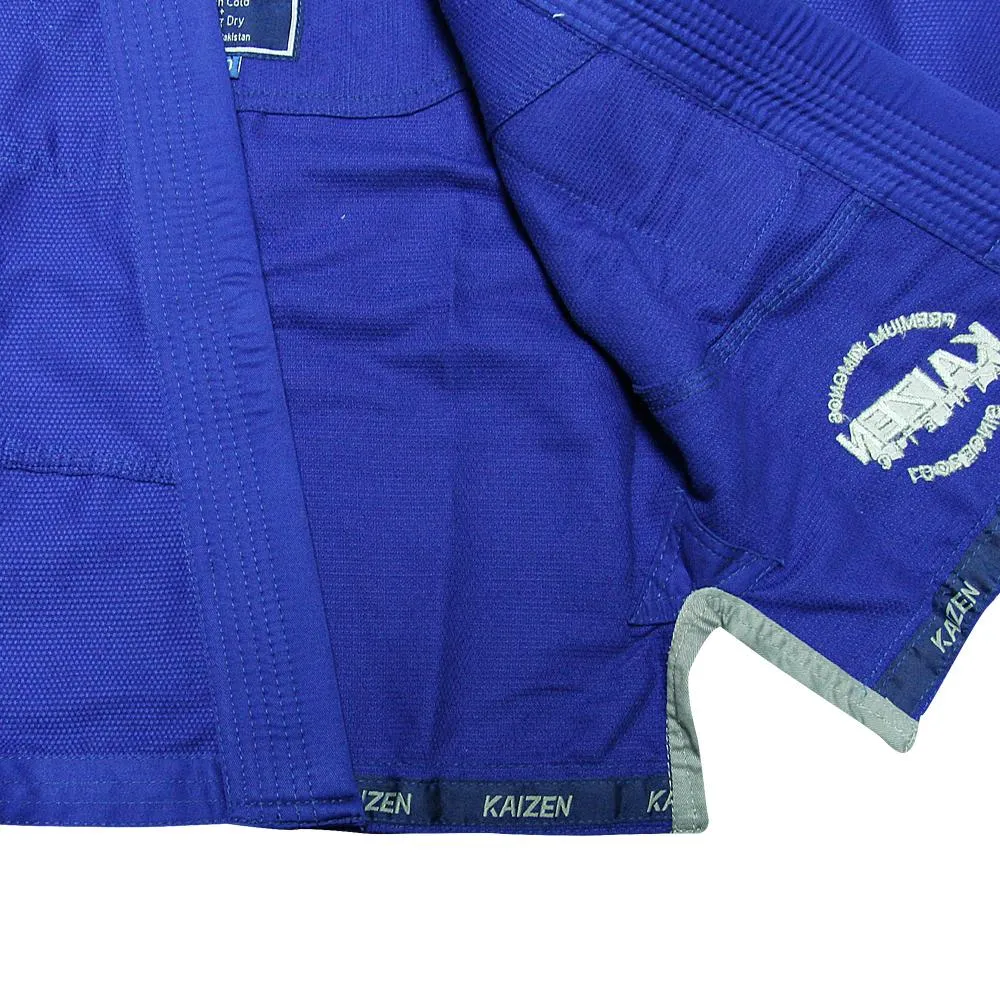 Kaizen Athletic Kid's Competitor Jiu Jitsu Kimono - BLUE (K00, K0 Only)