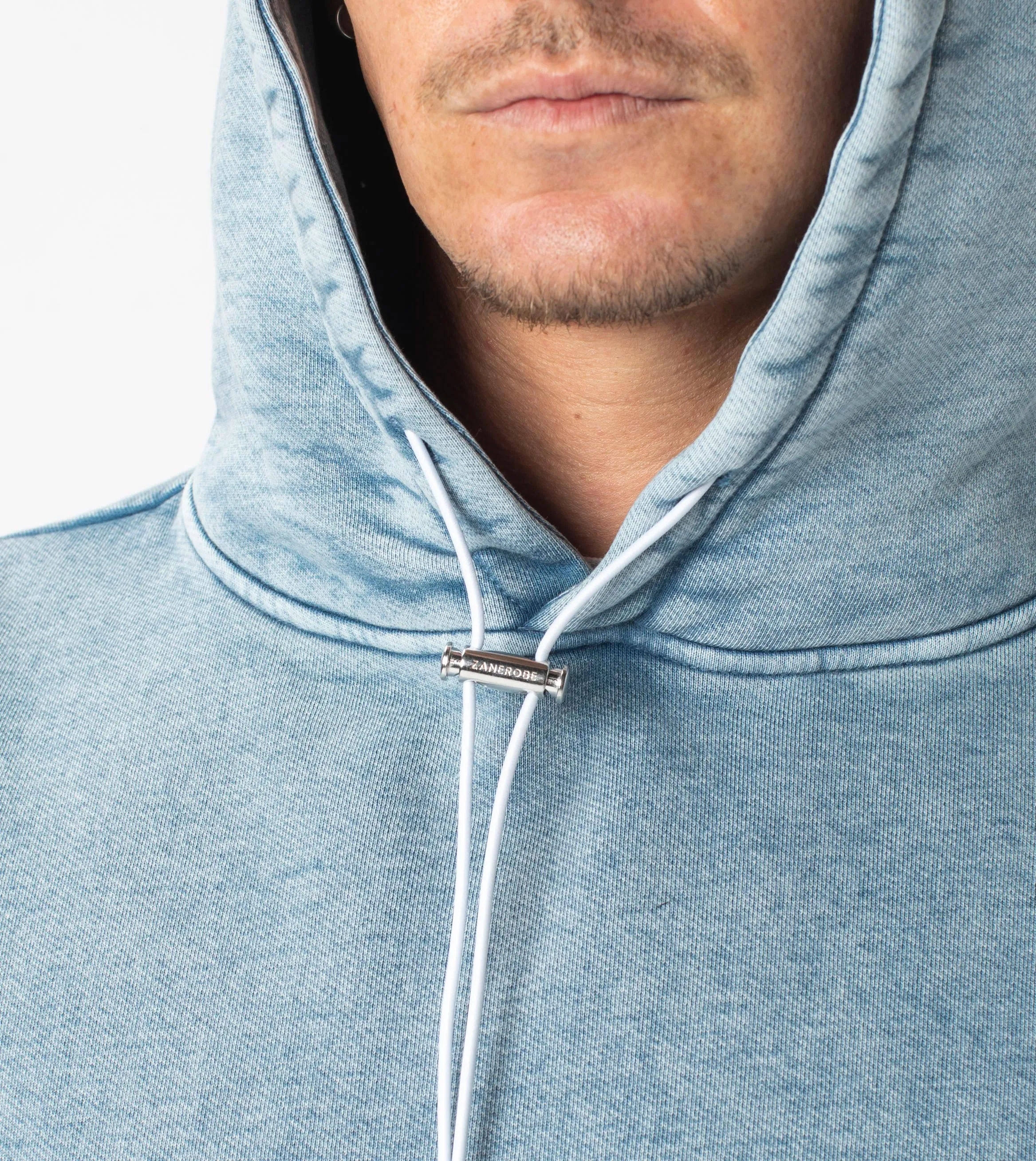 Lowgo Hood Sweat Salt Blue