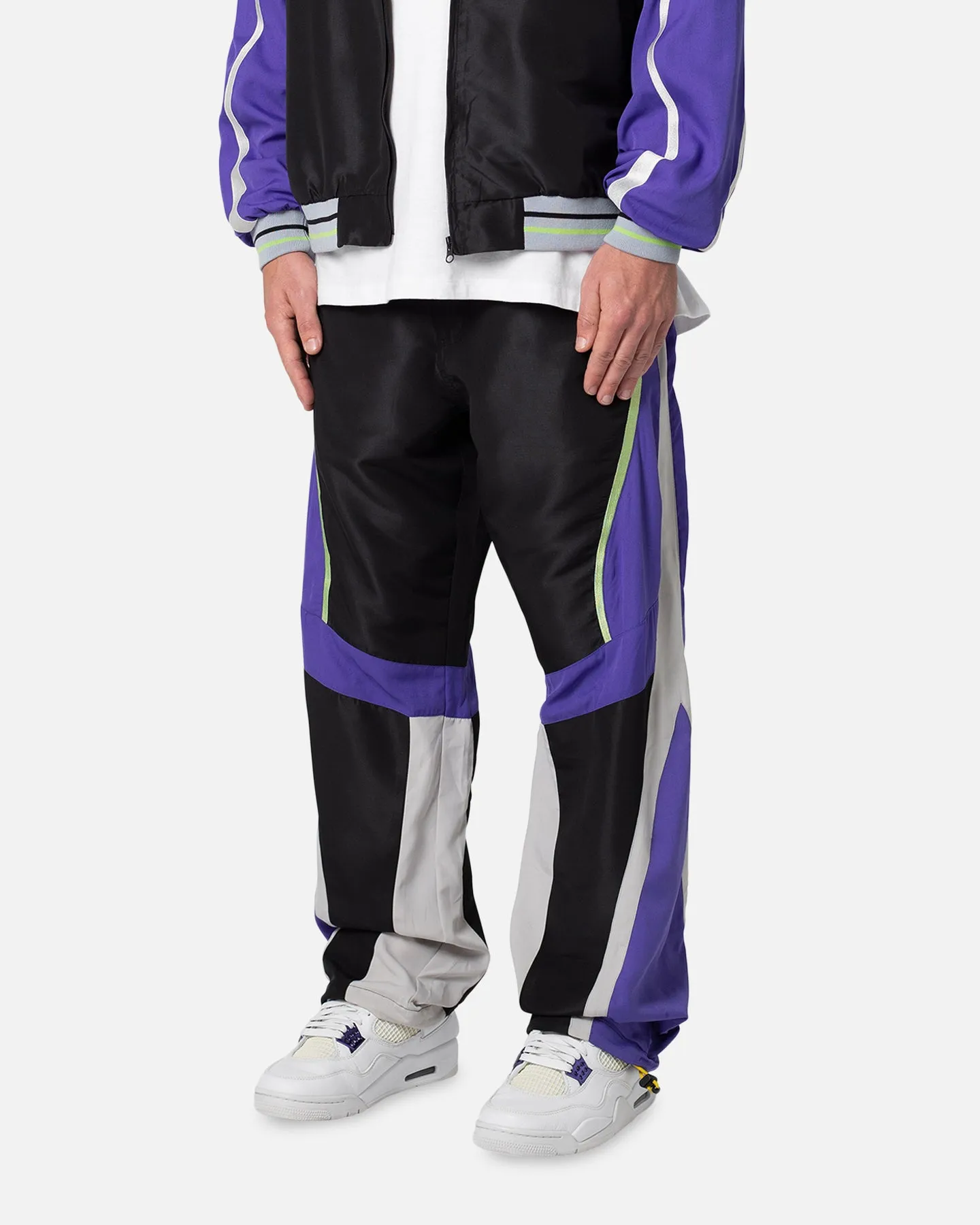 MNML Motocross Track Pants Purple