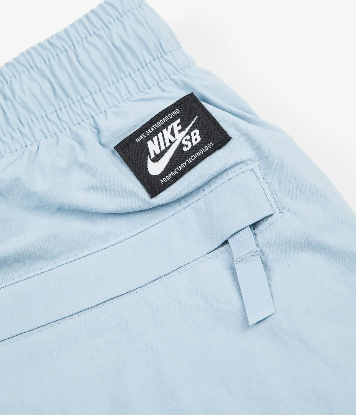 Nike SB Swoosh Track Pants - Light Armory Blue / Obsidian / Obsidian