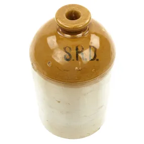 Original British WWI Military Issue S.R.D. Imperial Half Gallon Rum Jug by Pearson & Co.