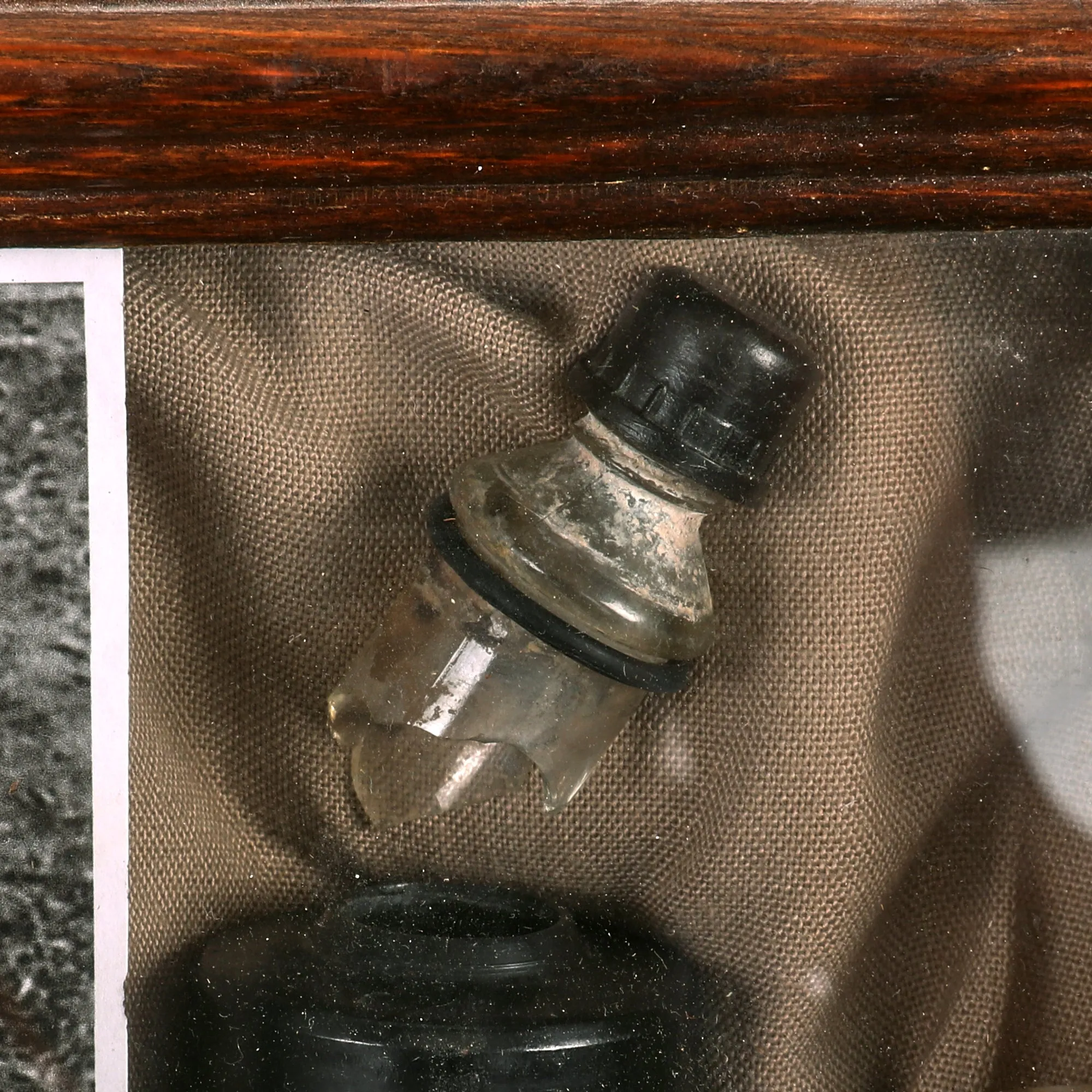 Original German WWII Inert BK-2H Blendkörper Frangible Chemical Smoke Glass Grenade Pieces in Cases