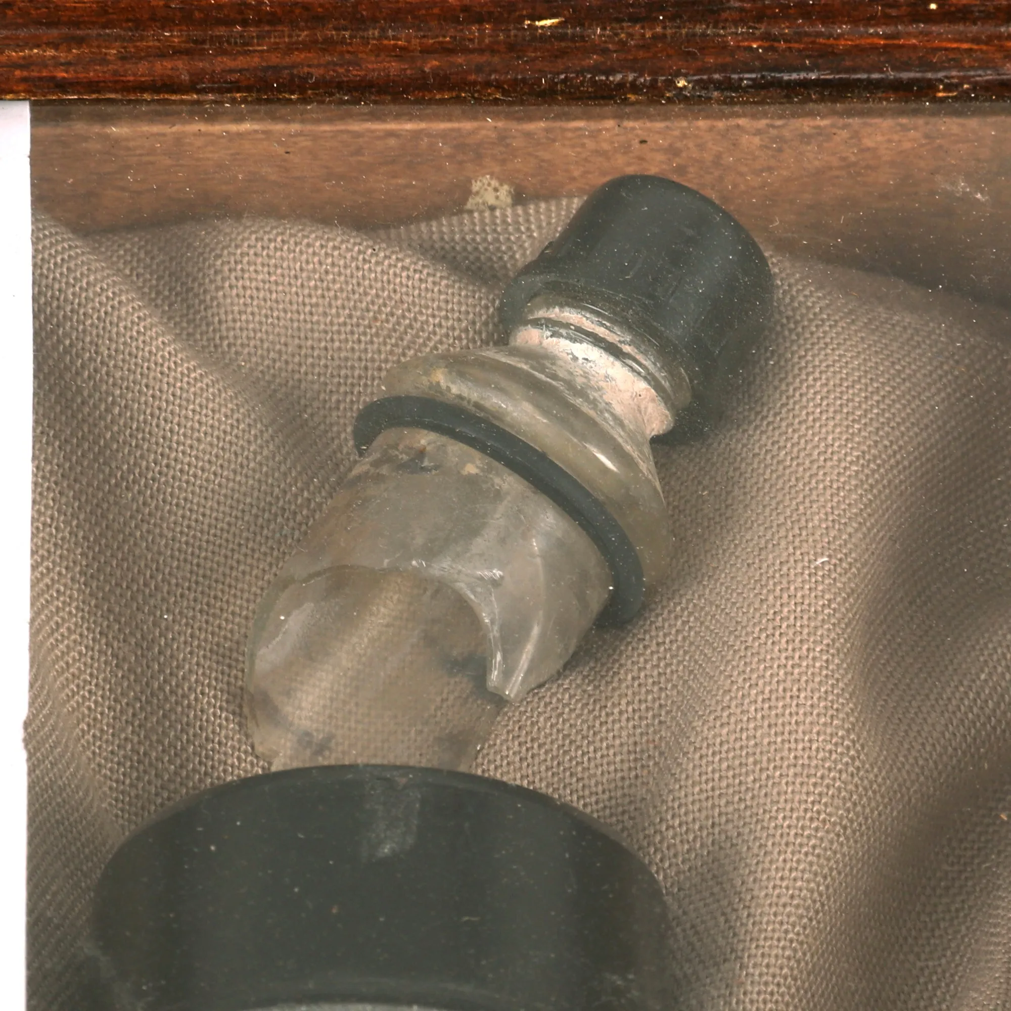 Original German WWII Inert BK-2H Blendkörper Frangible Chemical Smoke Glass Grenade Pieces in Cases