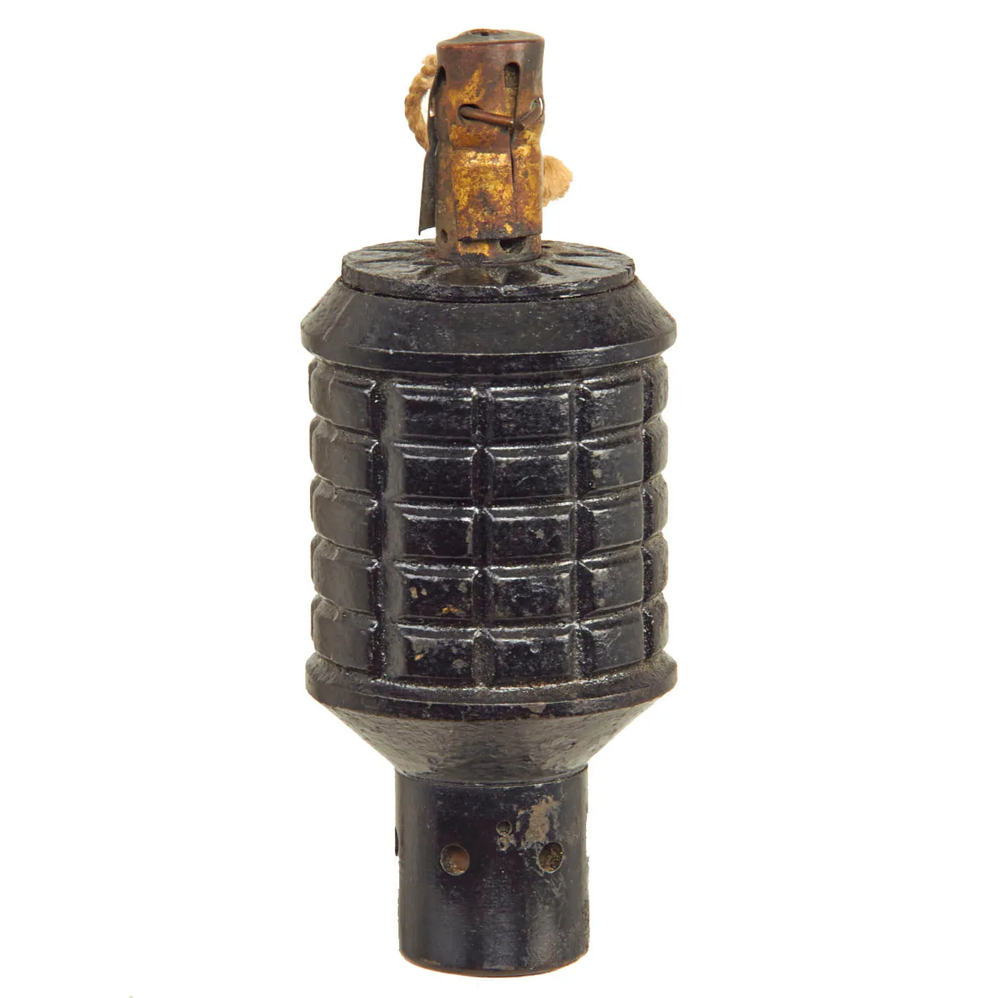 Original Japanese WWII Type 91 Hand Fragmentation Grenade dated 1941 with Booster - Inert