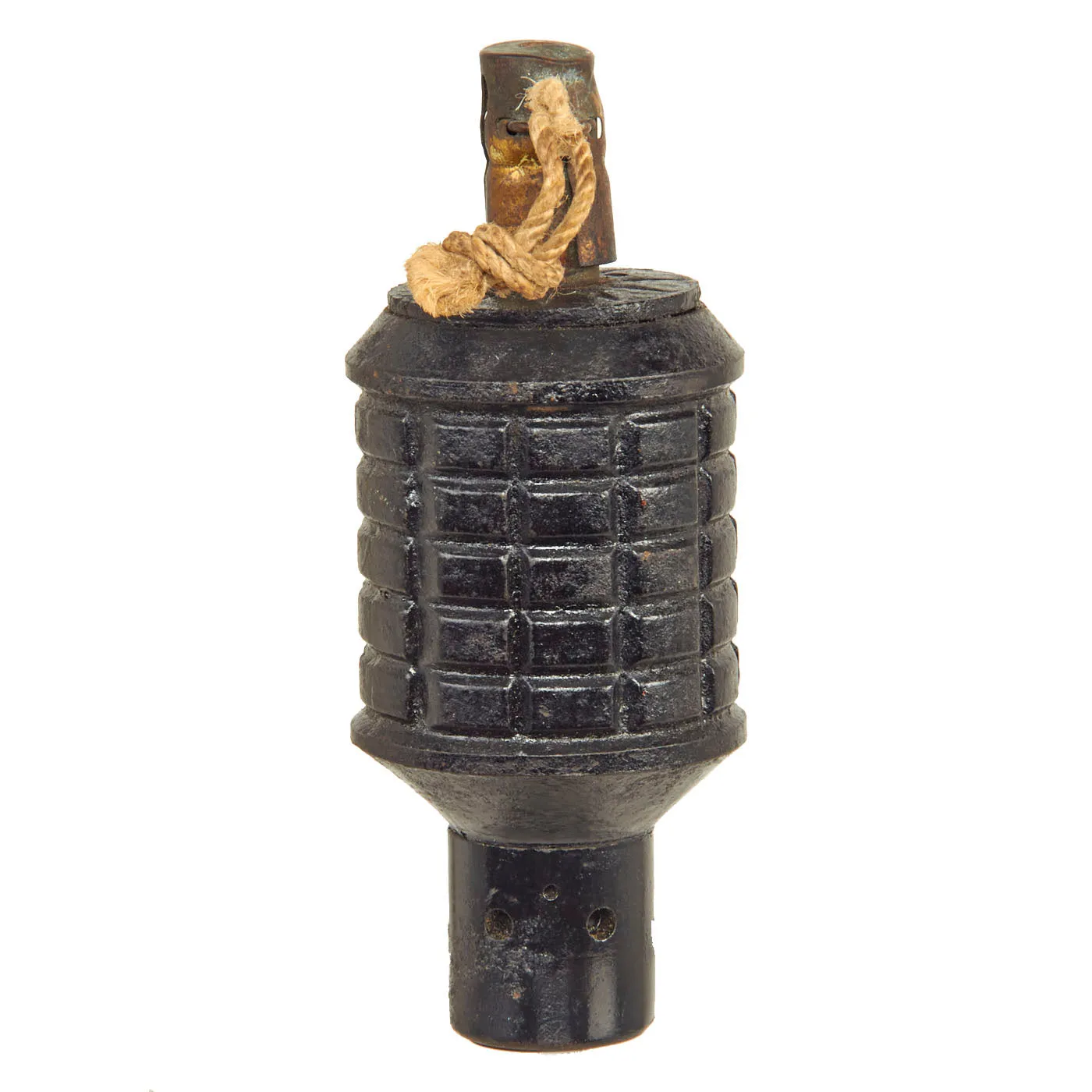 Original Japanese WWII Type 91 Hand Fragmentation Grenade dated 1941 with Booster - Inert
