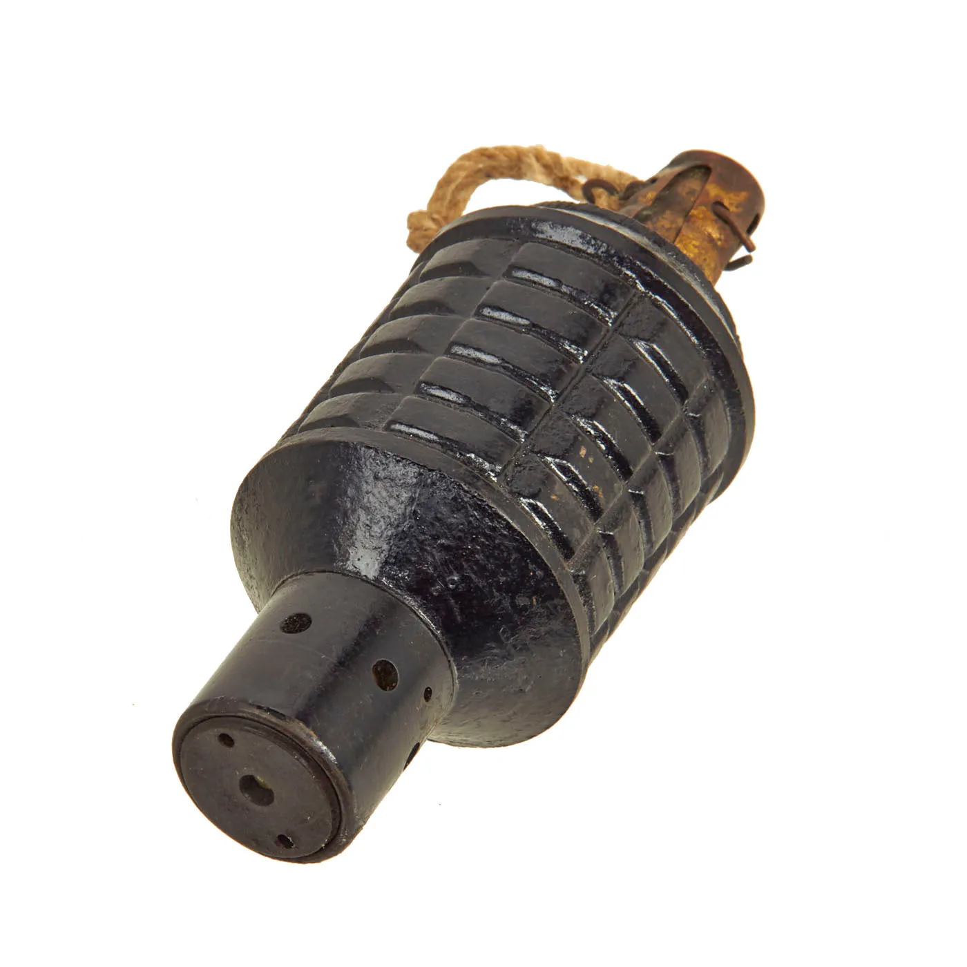 Original Japanese WWII Type 91 Hand Fragmentation Grenade dated 1941 with Booster - Inert