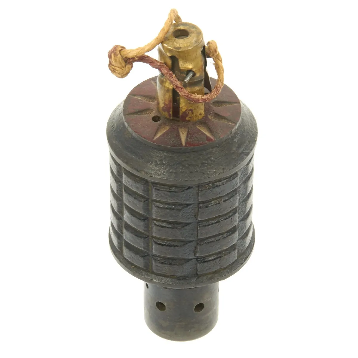 Original Japanese WWII Type 91 Hand Fragmentation Grenade - Inert