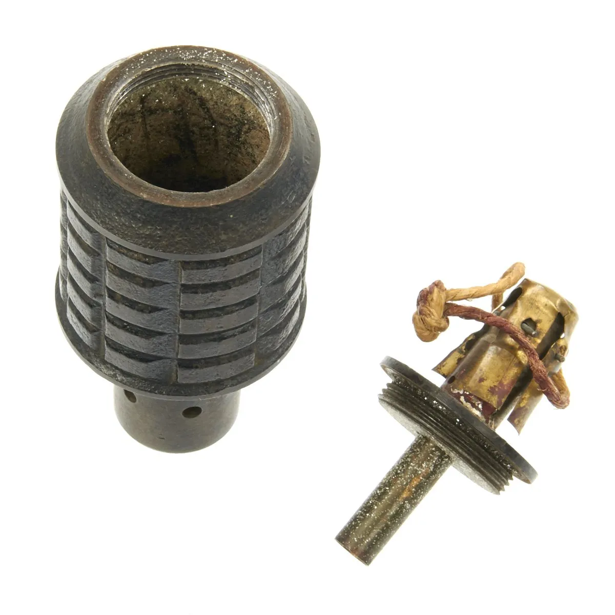 Original Japanese WWII Type 91 Hand Fragmentation Grenade - Inert