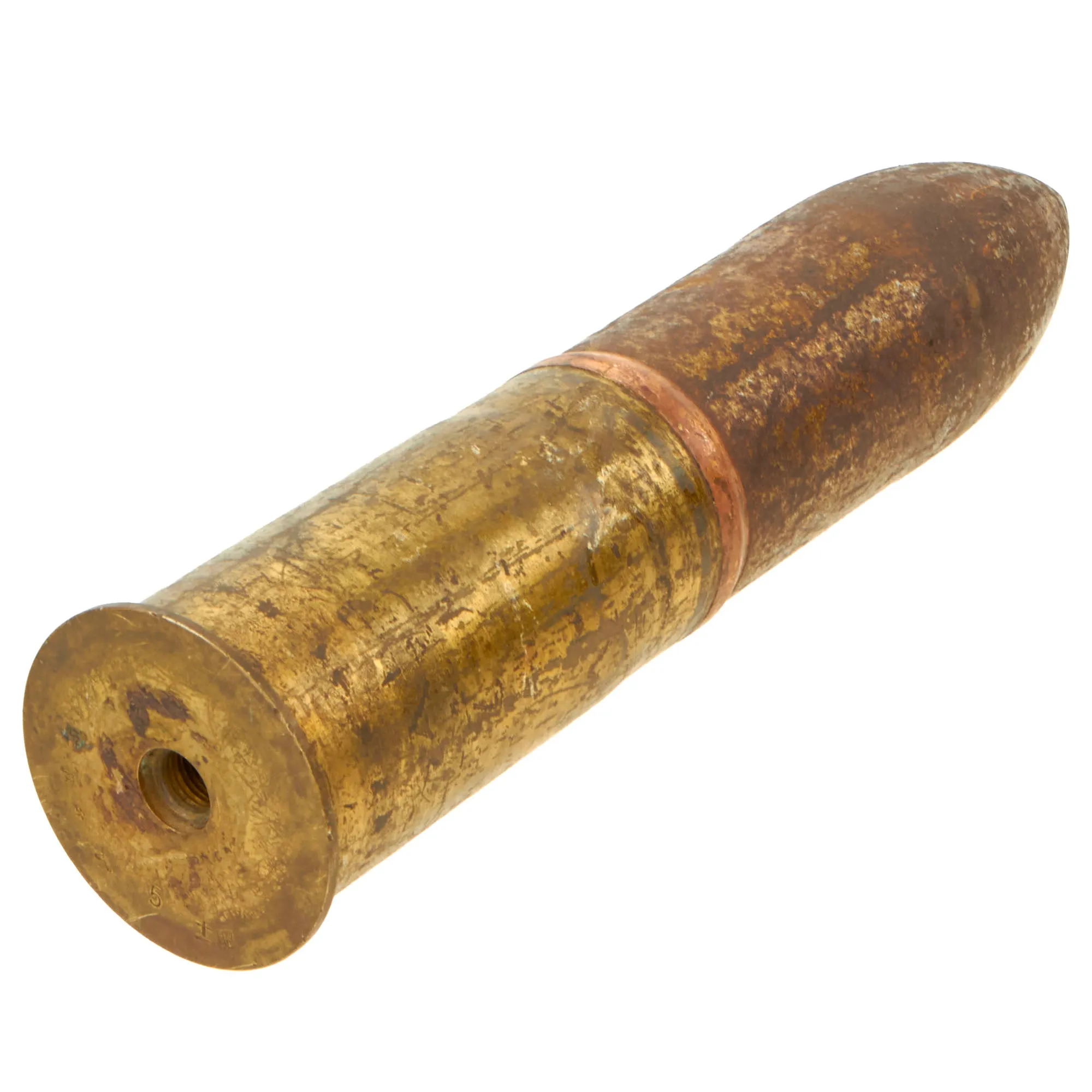Original Japanese WWII Type 97 57mm Tank Gun Projectile