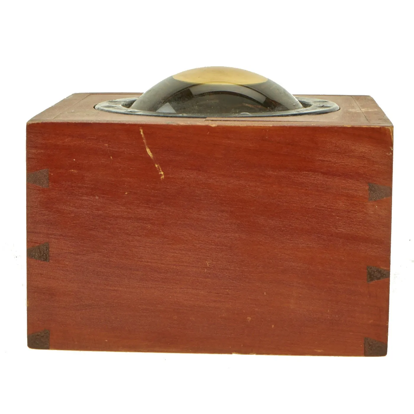 Original Rare German WWII Panzer Tank Orterkompaß OK 38 Compass by W. Ludolph in Display Case