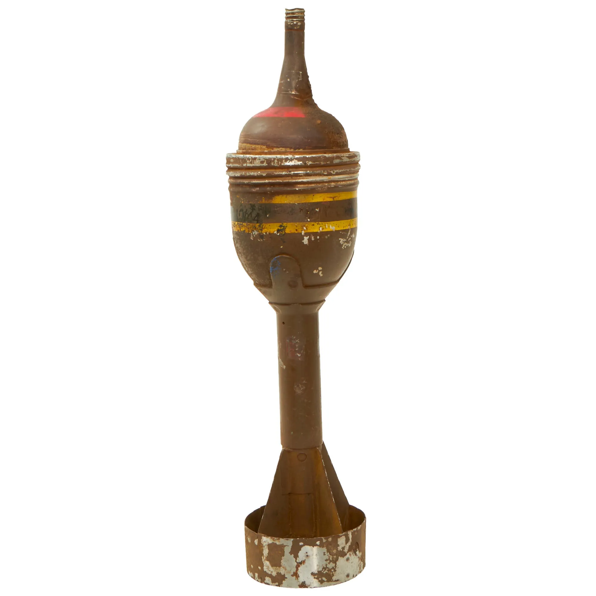 Original WWII British Inert PIAT Anti-Tank Bomb Launcher Round - Dated October 1944