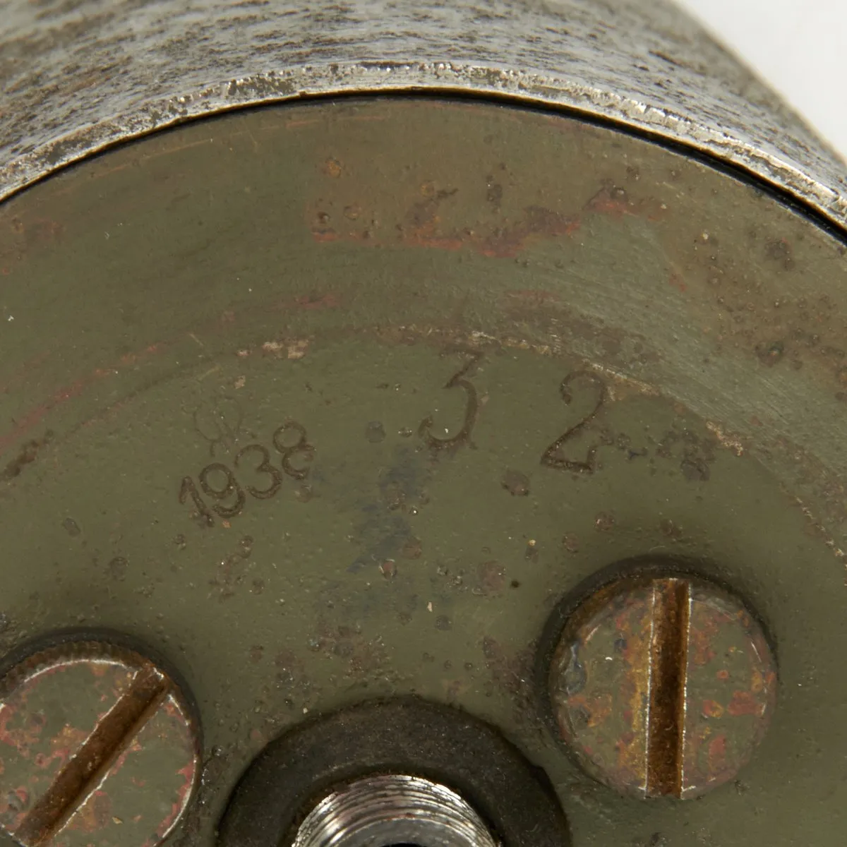 Original WWII German 1938 Bouncing Betty S-Mine with Shrapnel and Mock Explosive