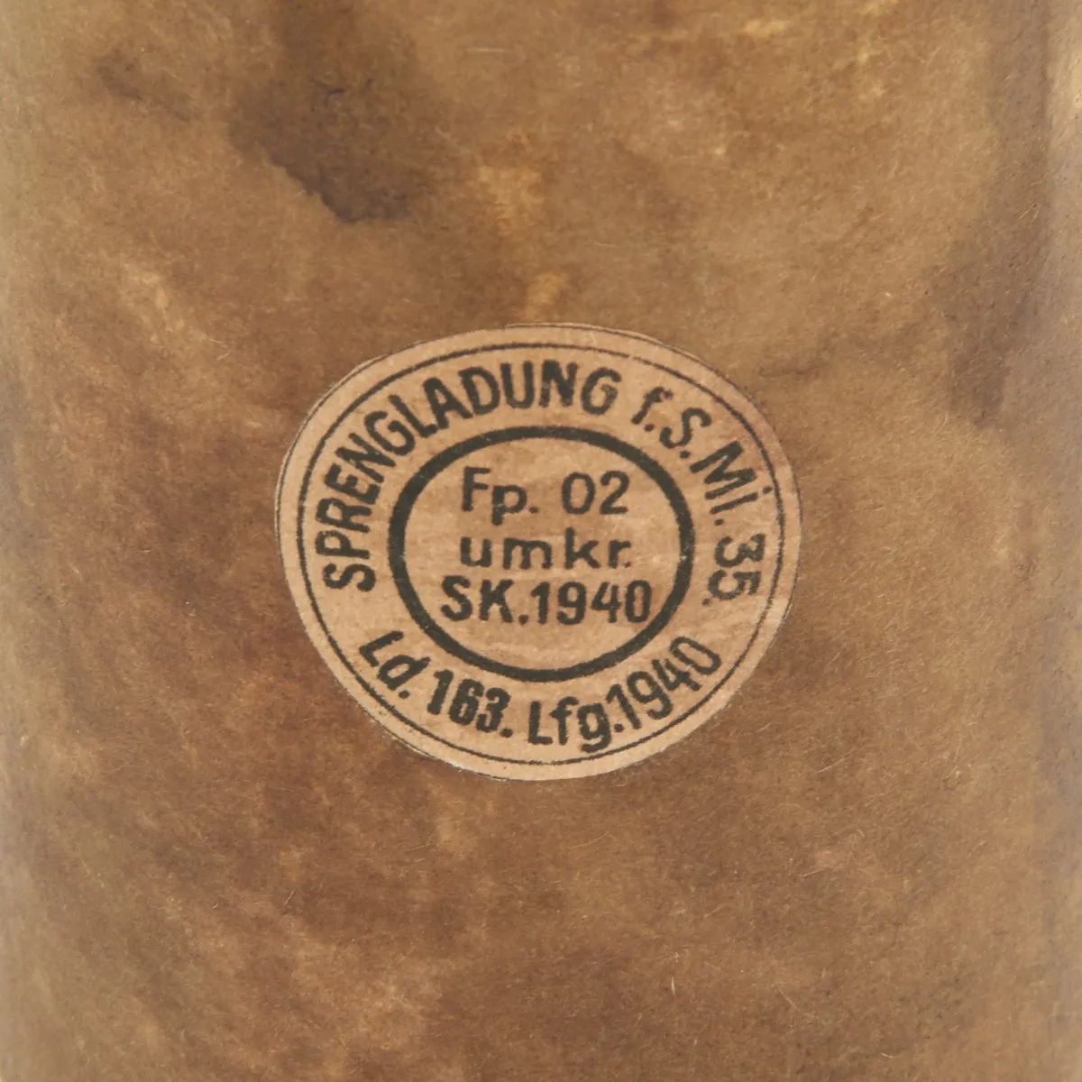 Original WWII German 1938 Bouncing Betty S-Mine with Shrapnel and Mock Explosive