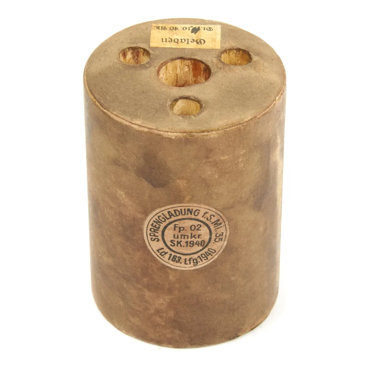 Original WWII German 1938 Bouncing Betty S-Mine with Shrapnel and Mock Explosive