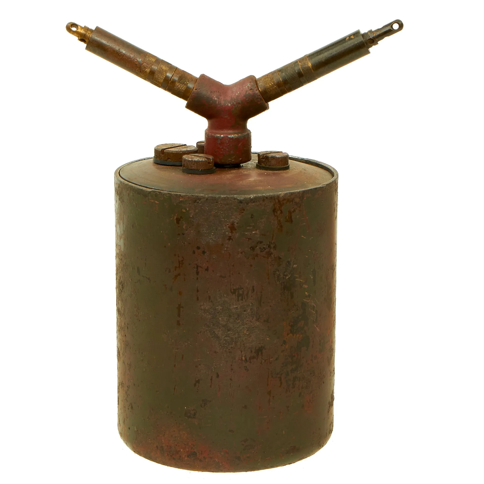 Original WWII German 1939 dated Bouncing Betty S-Mine by HAGENUK with Shrapnel and Mock Explosive