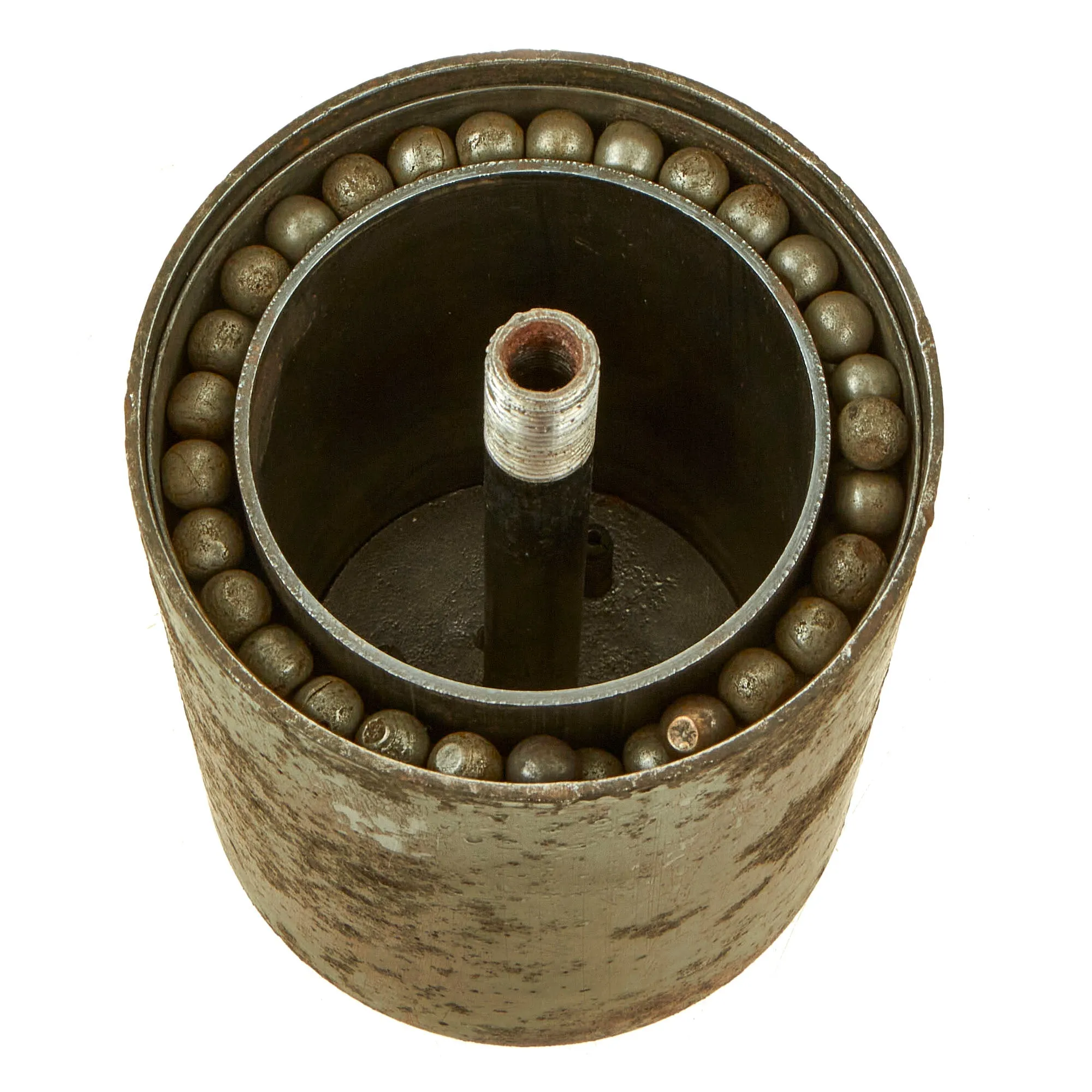 Original WWII German 1939 dated Bouncing Betty S-Mine by HAGENUK with Shrapnel and Mock Explosive