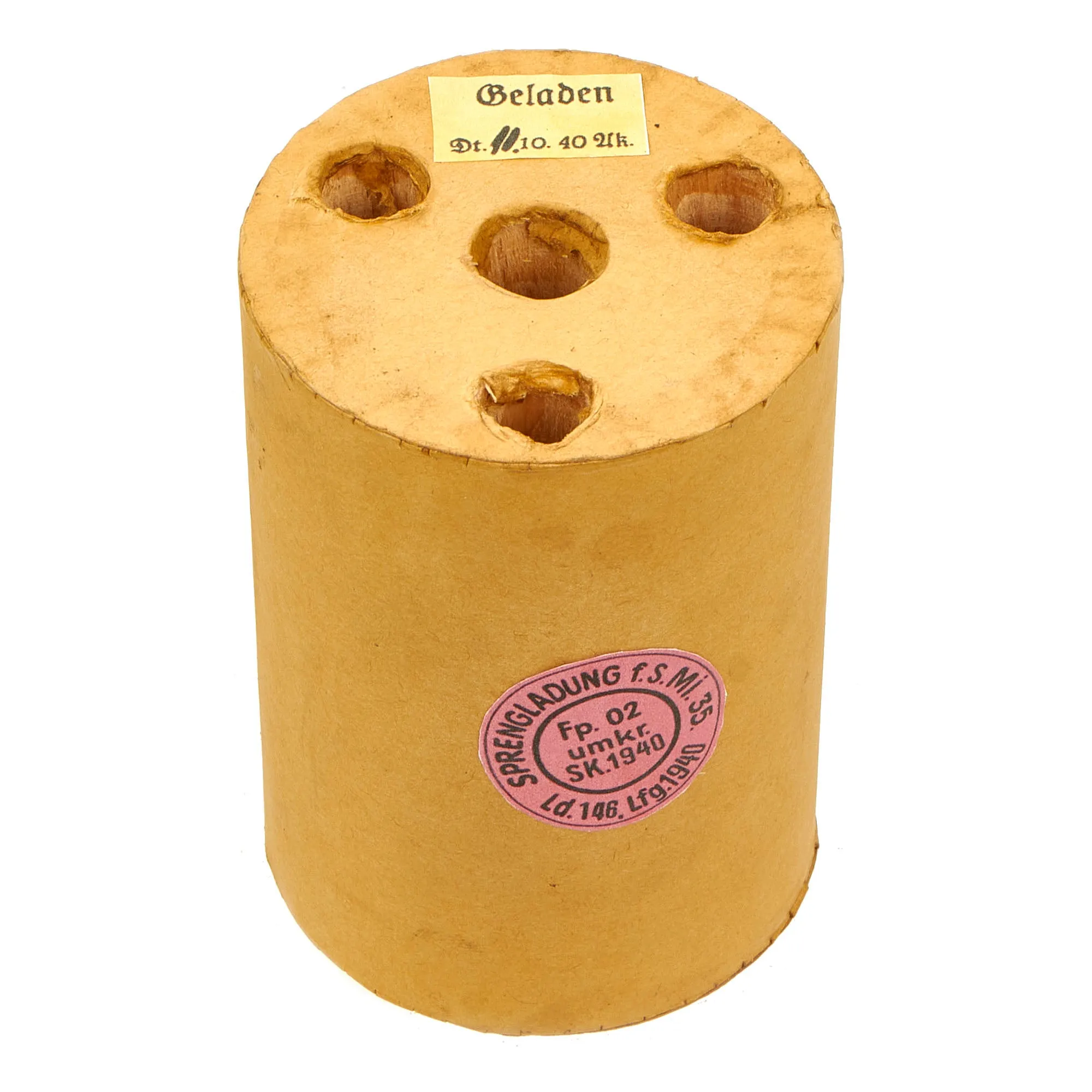 Original WWII German 1939 dated Bouncing Betty S-Mine by HAGENUK with Shrapnel and Mock Explosive