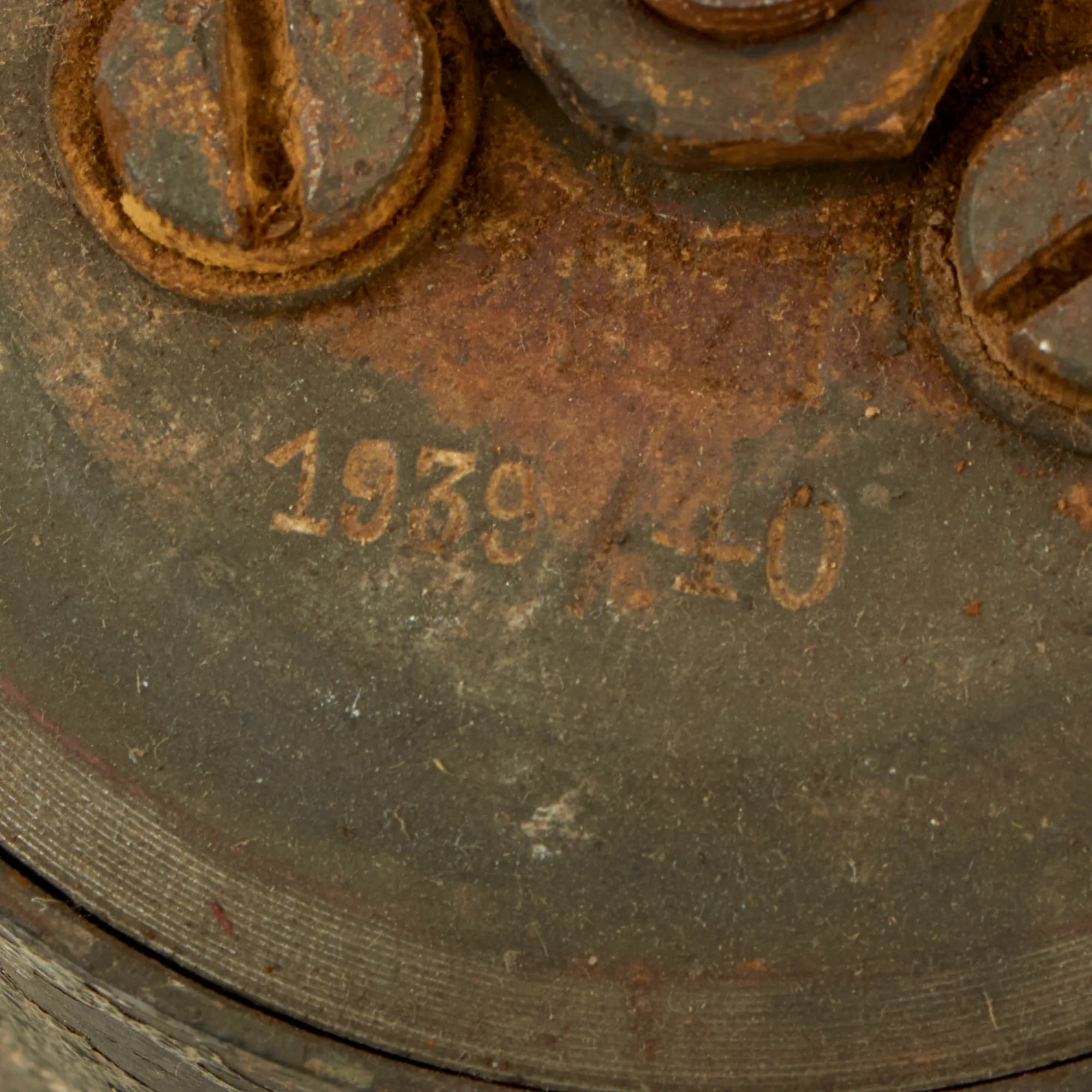 Original WWII German 1939 dated Bouncing Betty S-Mine with Shrapnel and Pressure 35 Fuse