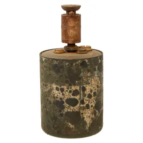 Original WWII German 1939 dated Bouncing Betty S-Mine with Shrapnel and Pressure 35 Fuse