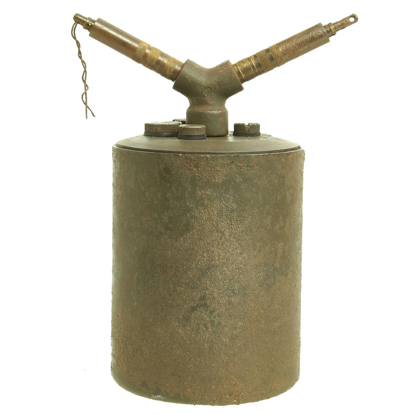 Original WWII German 1940 dated Bouncing Betty S-Mine by HWS with Shrapnel and Mock Explosive