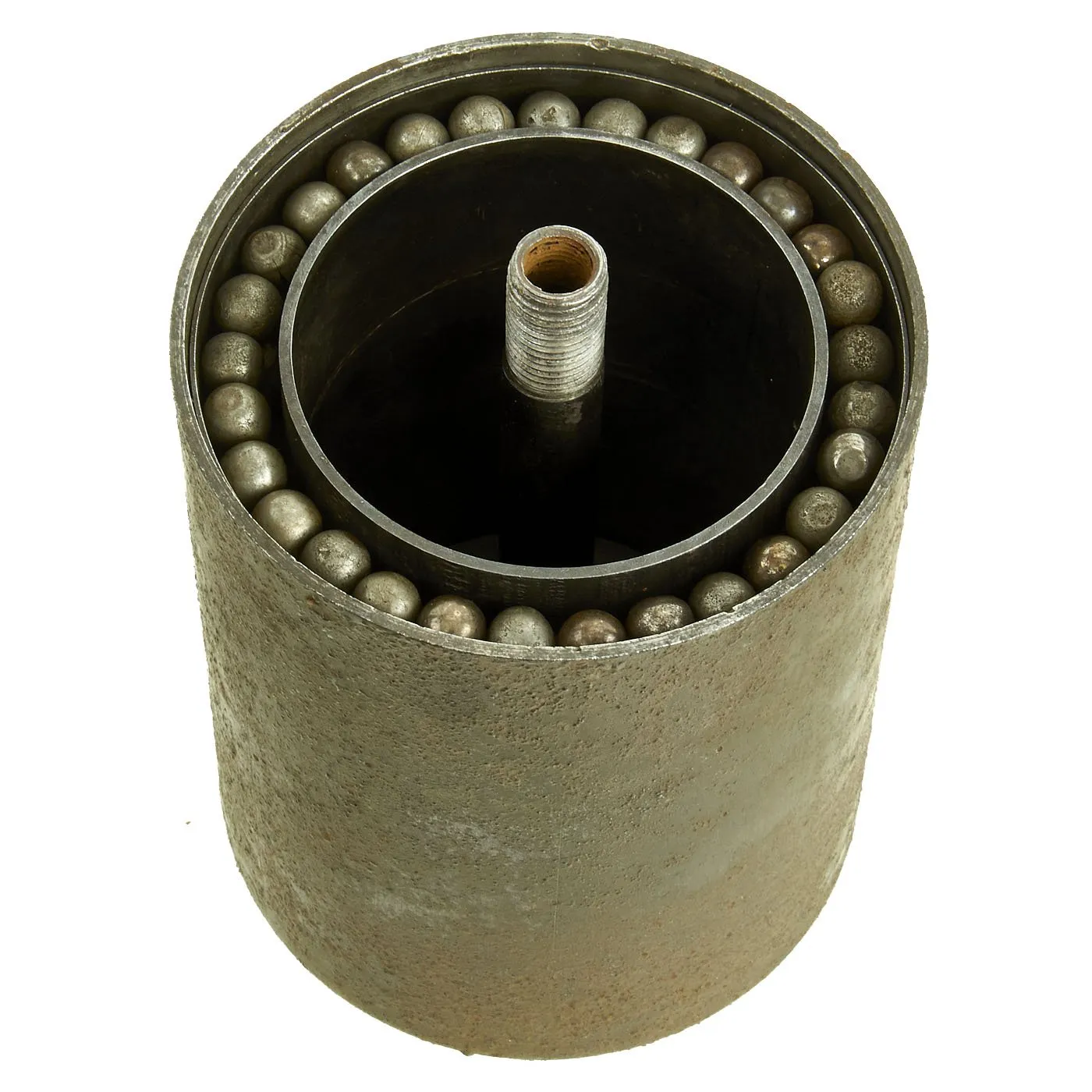 Original WWII German 1940 dated Bouncing Betty S-Mine by HWS with Shrapnel and Mock Explosive