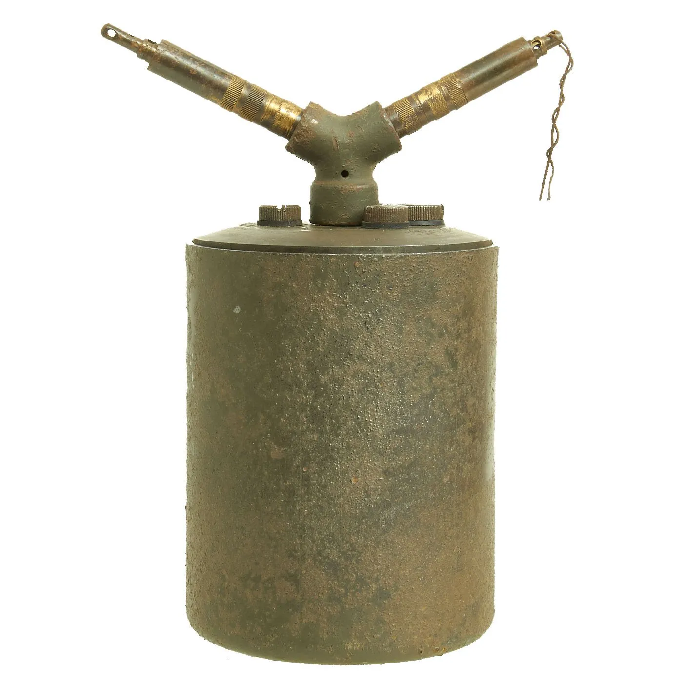 Original WWII German 1940 dated Bouncing Betty S-Mine by HWS with Shrapnel and Mock Explosive
