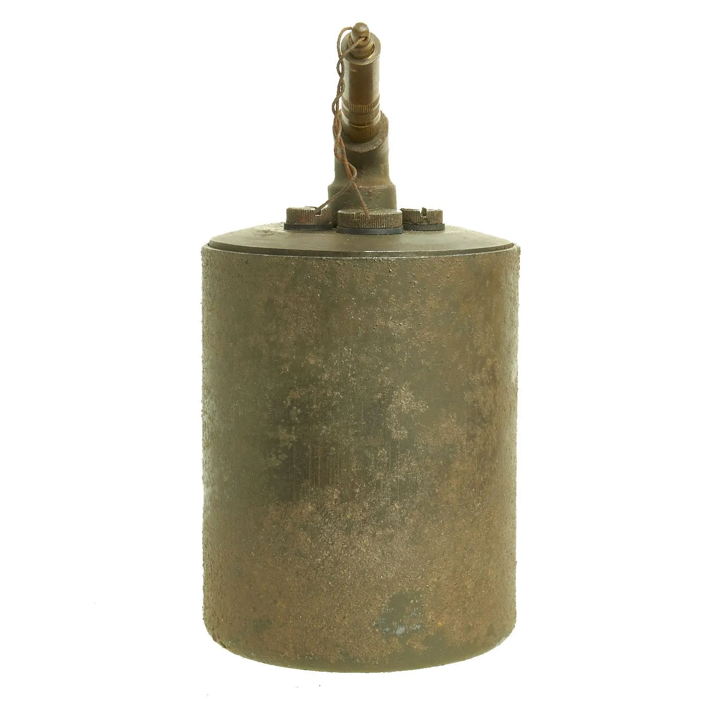 Original WWII German 1940 dated Bouncing Betty S-Mine by HWS with Shrapnel and Mock Explosive