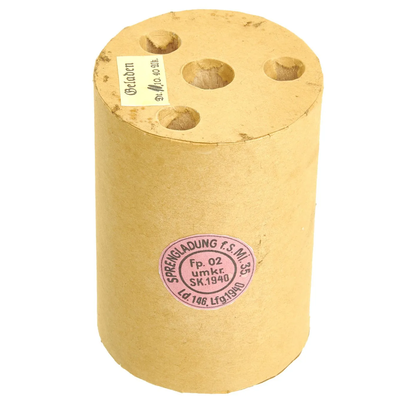 Original WWII German 1940 dated Bouncing Betty S-Mine by HWS with Shrapnel and Mock Explosive