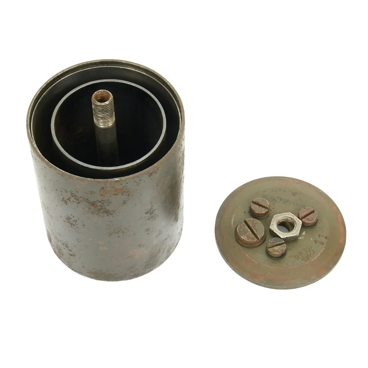 Original WWII German 1940 dated Bouncing Betty S-Mine by Richard Rinker 336