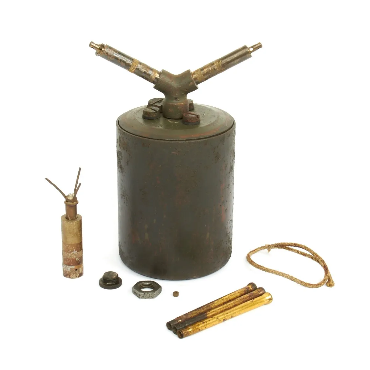 Original WWII German 1940 dated Bouncing Betty S-Mine by Richard Rinker 336