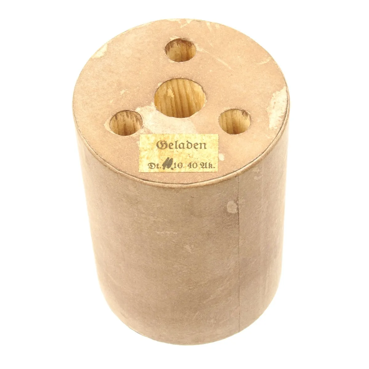 Original WWII German 1940 dated Bouncing Betty S-Mine by Richard Rinker with Shrapnel and Mock Explosive
